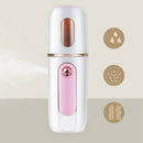 Blue Portable Usb Mist Sprayer Facial Nebulizer Steamer Moisturizing Skin C I8N9