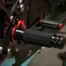 Universal Motorcycle CNC Footrests Footpeg Pedals For Racing Rearsets Re VLL