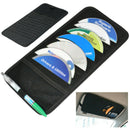 Car Sun Visor 12 Disc CD DVD Card Case Storage Holder Organizer Pocket Bag Black