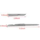 2 Sides Nail File Metal Fold Grinding Stainless Steel Manicure Buffer Pedic OZ
