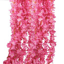 2m Home Fashion Artificial Hydrangea Party Romantic Wedding Decorative Garl M7X4