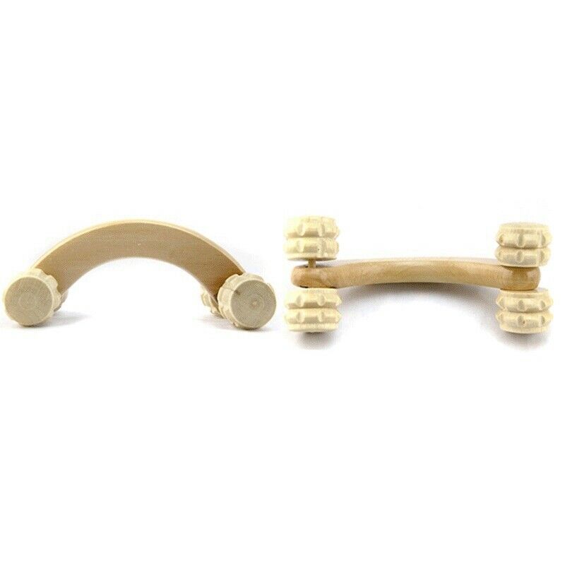 Skin Round New Natural Wooden Massager Curved Round Body Roller Massager Ha V3S3