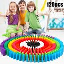 120x Entertainment Large Domino Children Early Education Wooden EducationalSEAU