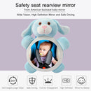 Cartoon Puppy Car Adjustable Rearview Mirror Infant Safety Seat Back Mirror