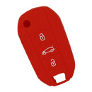Car Key Protive Cover Holder for BUICK Flip Folding Remote Key Fob Red