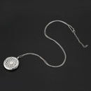 Aromatherapy Essential Oil Diffuser Necklace Stainless Steel Locket Pendant X6E9