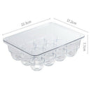 12 Cells Egg Storage Box Crisper Container Kitchen Organizer With Cover Tra