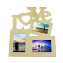 New Lovely Hollow Love Wooden Family Wall Photo Picture Frame Rahmen Art Di V2V3