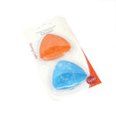 2Pcs Blue Orange Triangle Tailor's Fabric Chalk Sewing Cloth Marking Tracing