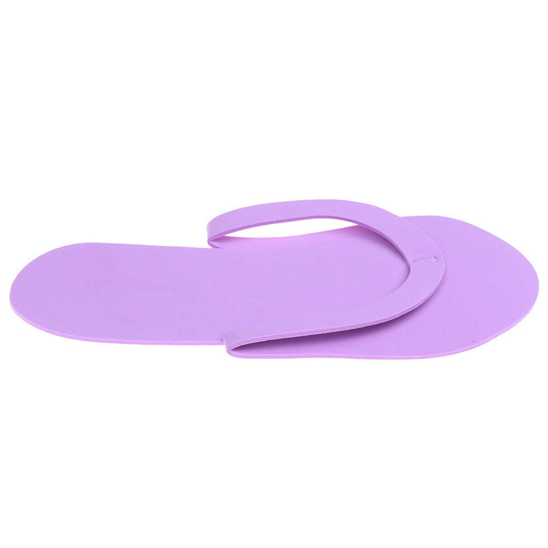 Fashion 12 Pair Disposable Foam Slippers High Quality Foam Pedicure Slipp RGBX