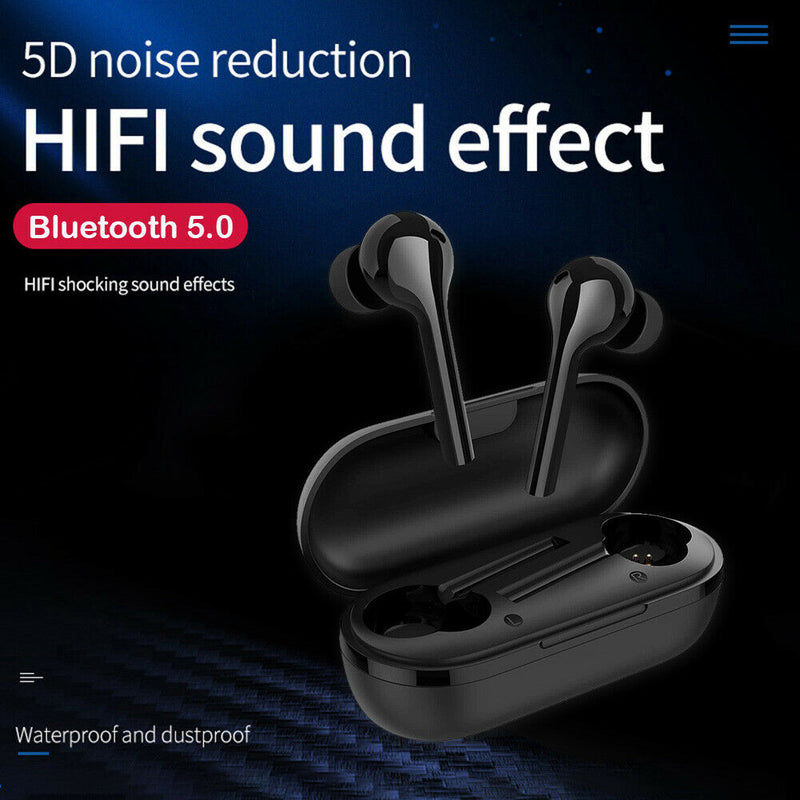 Bluetooth Touch Earphones Stereo IPX5 Deep Bass Wireless Sport Music Earbud A
