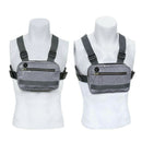 Oxford Sports Molle Chest Bag Pens Utility Pouch Adjustable Gym Camping Backpack