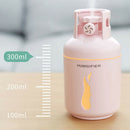 300ml USB Gas Tank Air Humidifier Aroma Essential Oil Diffuser Romantic Light