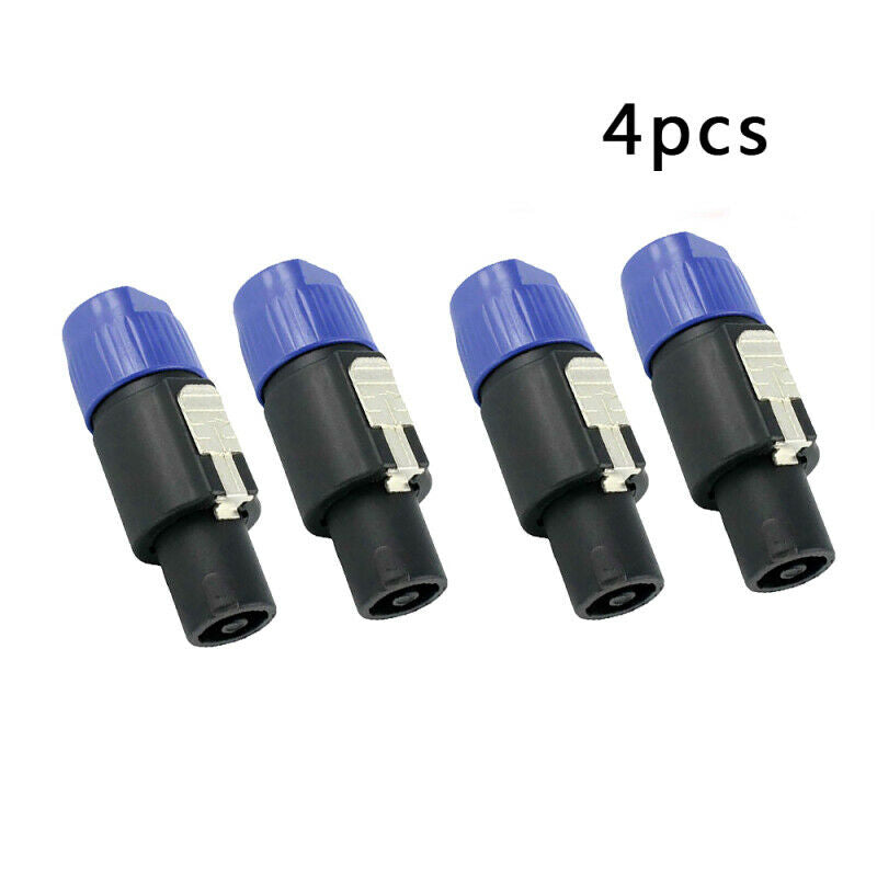 4x NL4FC Audio Cable Connector Locking Speaker / Amp Connector 4 pole Cabl MCD