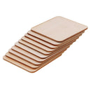 15x Wooden Square Shape Unfinished Wood Craft Blanks Squares DIY 80 /120mm