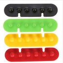 2X Wire Cord Clip Cable Line Holder Tie Fixer Organizer Drop Adhesive Clamp Home