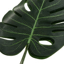 5x Artificial Leaf Faux Monstera Leaf Foliage Palm Leaves Home Decor_Size M