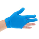 Left Hand Snooker Billiard Glove Three Finger Pool Cue Sticks Blue And Black
