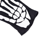 Biker Skeleton Bone Gloves Racing Cycling Motorcycle Mechanics Goth Full Fing ES