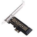 NVMe PCIe x4 x2 M.2 NGFF SSD to PCIe x1 converter card adapter PCIe x1 to M3C