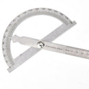 180 Degree protractor finder stainless steel rotary angle ruler measuring toolME