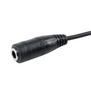 2Pcs Mini USB Jack to 3.5mm female Headphone Earphone Adapter Audio Cable C