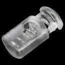 Plastic Spring Loaded Clamps Drawstring Cord Locks 50pcs Clear