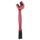 Motorcycle Bicycle Bike Gear Chain Brush Cleaner Oil Dirt Remove Tool Red Kit