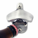 Retro Wall Mounted Bottle Beer Coke Cap Metal Fixed Opener Bar Kitchen Craft LJ
