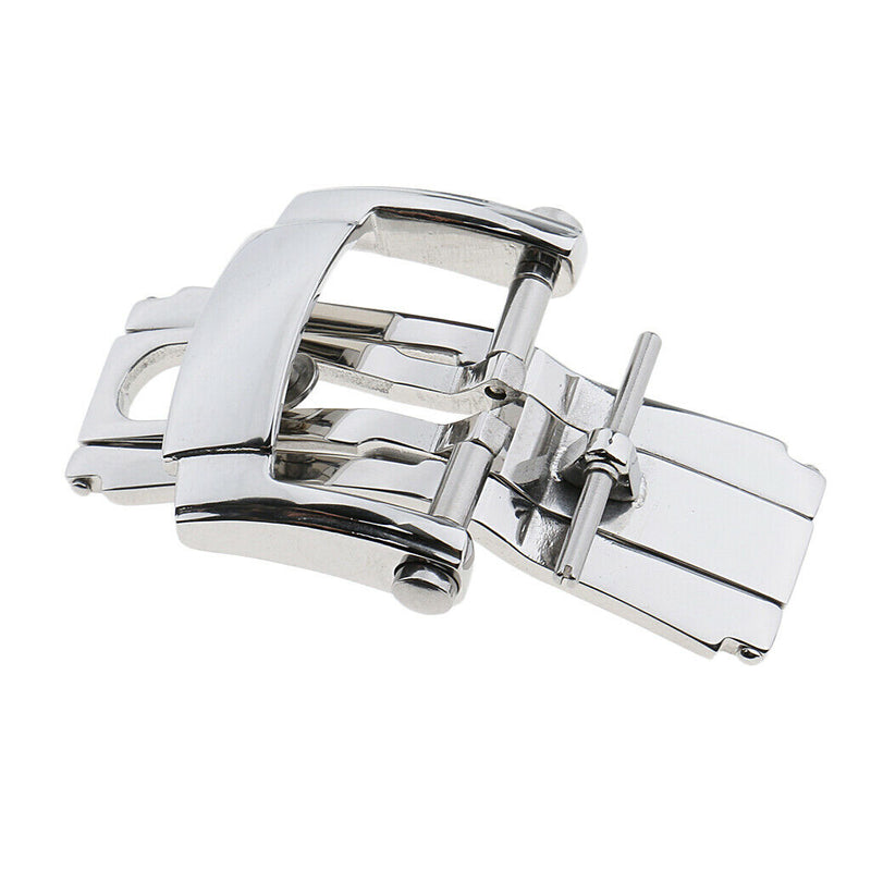 1 piece stainless steel buckle with pin screw-in pin buckle for leather watch