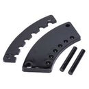 Office Desk Black Plastic 6 Position Pen Pencil Holder Stand Y1A5