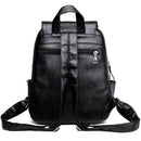 Fashion Women'S Backpack Teen Leather Fit Teen Girl Casual Black Backpack L N7L9