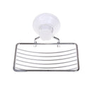 Stainless Steel Soap Rack Holder Suction Tray Dish Shower Bathroom Sink Toile â„–[