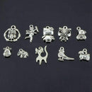 Animal Charms, Wholesale Bulk 100 Pack Mixed Tibetan Pendant Charms for Jew