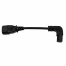 18cm IEC 320 90 Degree C13 3 Pin Female to C14 3 Pin Male PDU Power Supply