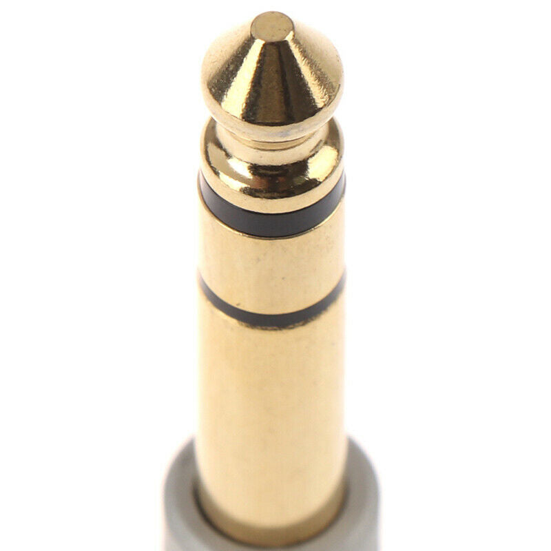 1PCS 6.35mm 1/4" Stereo Male to 3.5mm 1/8" Female Jack Plug Audio Adap- OZ