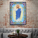 5D DIY Special Shape Diamond Painting God Cross Stitch Craft Kit Home Decor
