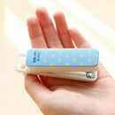 deli Geometric manual stapler No. 10 Staples set Mini Stationery office acc R6H2