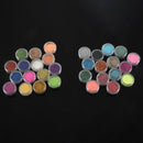 30 pots glitter powder nails deco gel sequins manicure makeup 2 IN 1 S4Q8