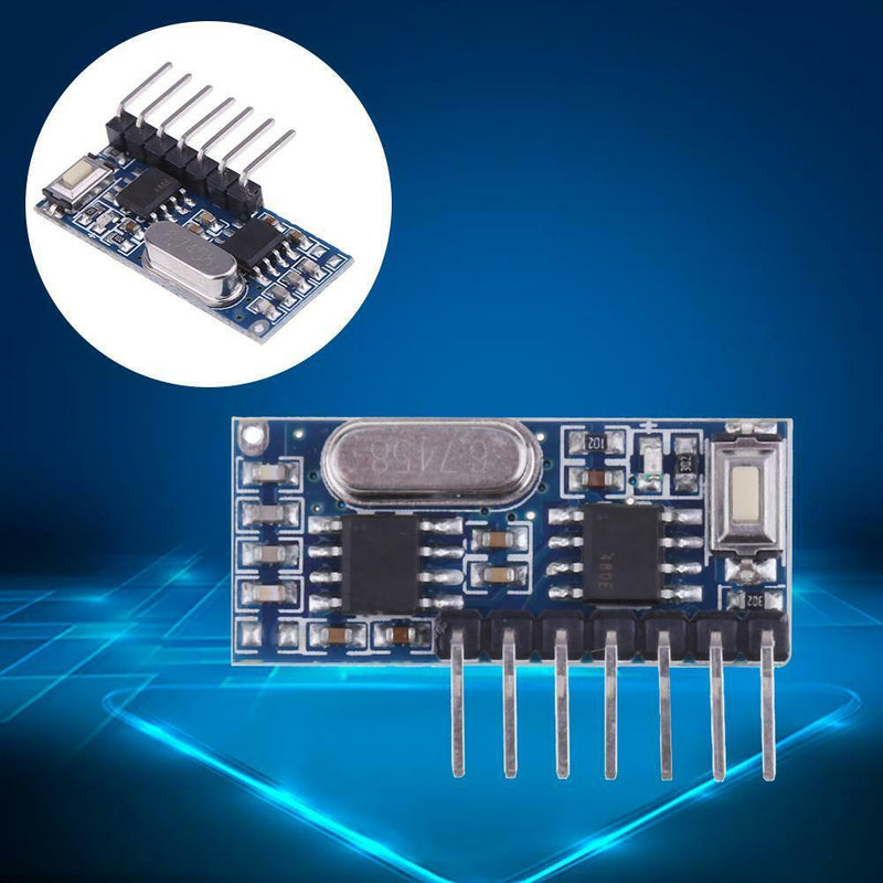433MHz Superheterodyne Wireless Receiver Module Support 1527/2262 Encoder