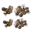 20 Sets Magnetic Clasp Snaps Magnet Button Sewing Craft 14mm 18mm bronze