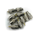 10pcs UHF PL259 Male Twist-on Connectors RG8 RG58 RF Coaxial Cable Adapters