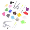 Pro Snap Pliers + 150 Set Plastic Snap Press Stud For Cloth Diapers/PUL/Baby Bib