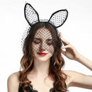 Fashion Sexy Women Small Dot Hair Accessories Lace Cat Ear Hair Band Headba