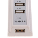 High Speed ABS USB Power Adapter Hub With 10x USB 2.0 Ports For Charging