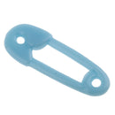 12 Pieces Cute Plastic Safety Pin Baby Shower Decorations Party Favor Blue