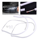 2pc 60CM White LED Car Daytime Running Driving Light Flexible LED DRL Strip Tube