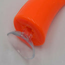 Fashion Punk Style Motorcycle Devil's Horn Decoration For Helmet Orange