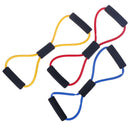 Elastic Rubber Resistance Latex Band Loop Yoga Fitness Exercise Training FT