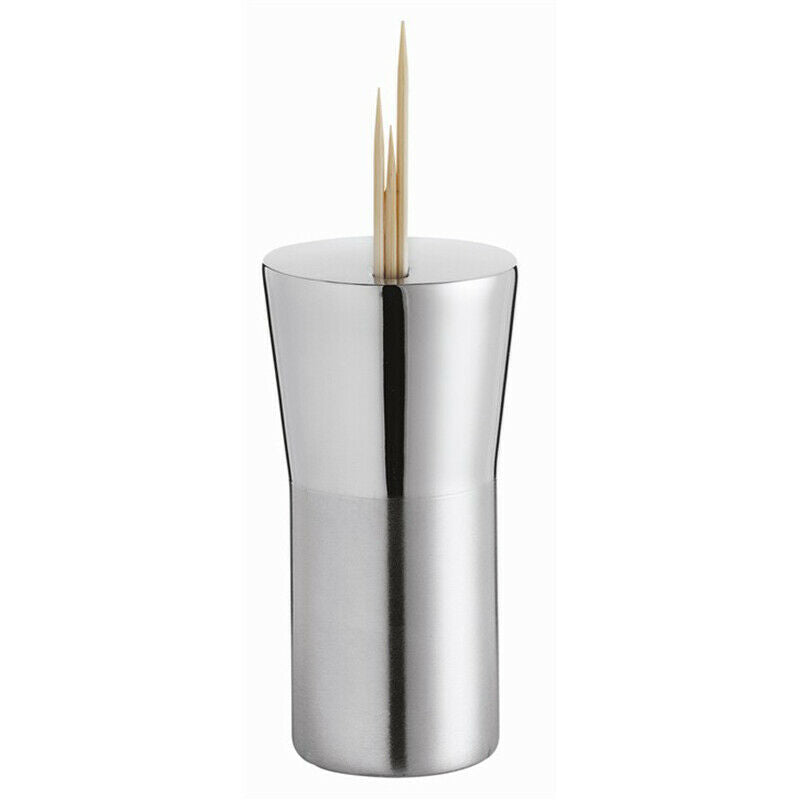 1X(Creative European Style Y-Shaped Stainless Steel Toothpick Box Sleek Hig